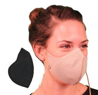Honeycomb Pollution Mask with Coconut Classic Filter